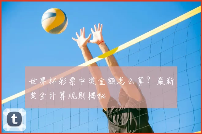 世界杯彩票中奖金额怎么算?最新奖金计算规则揭秘