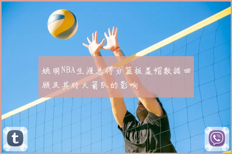 姚明NBA生涯总得分篮板盖帽数据回顾及其对火箭队的影响