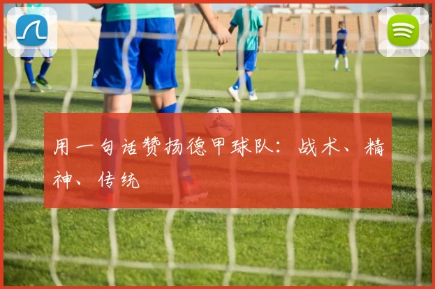 用一句话赞扬德甲球队:战术、精神、传统